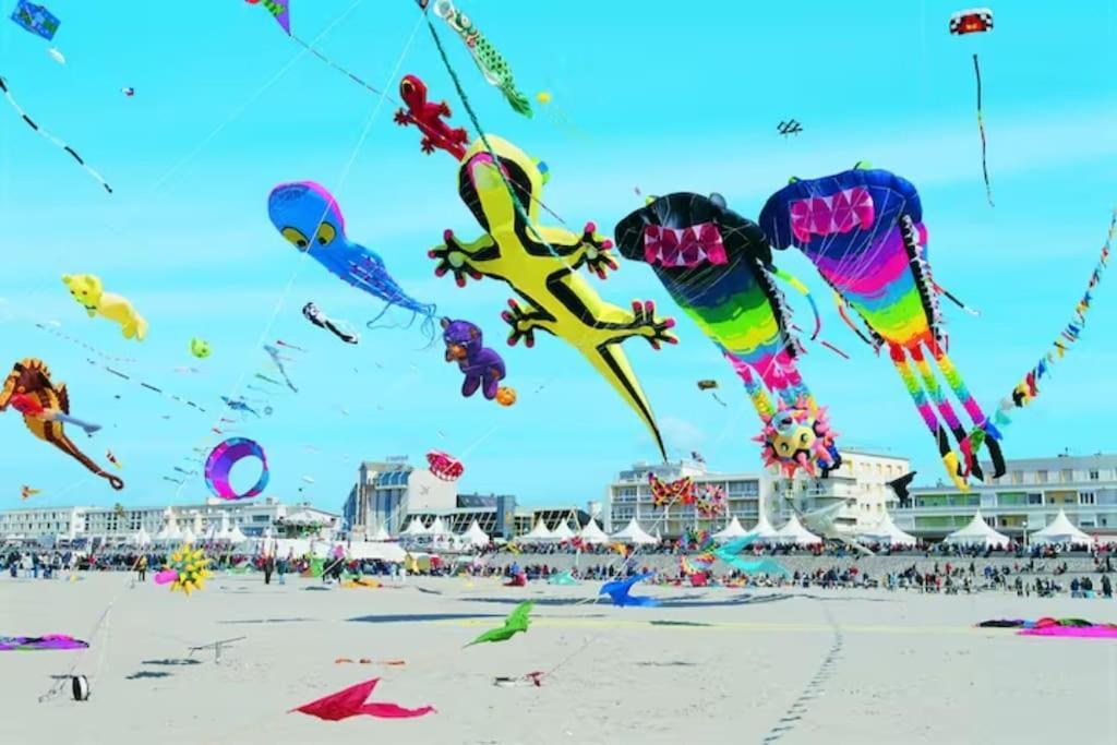 Апартаменти Cozy D'Opale Charmant T1 Bord De Mer Cour Privee Et Clot Wifi 3 Pers Animaux Acceptes Gratuit Berck Екстер'єр фото